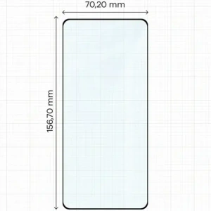 Szkło hartowane Bizon Glass Edge Duo do Xiaomi POCO X6 / M6 Pro 4G / Redmi Note 13 5G / 13 Pro 4G / 5G czarna ramka [2 PACK]