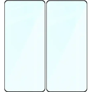 Szkło hartowane Bizon Glass Edge Duo do Xiaomi POCO X6 / M6 Pro 4G / Redmi Note 13 5G / 13 Pro 4G / 5G czarna ramka [2 PACK]