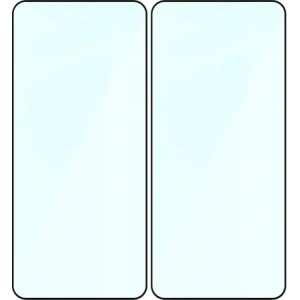 Szkło hartowane Bizon Glass Edge Duo do Xiaomi POCO X6 Pro / X7 Pro czarna ramka [2 PACK]