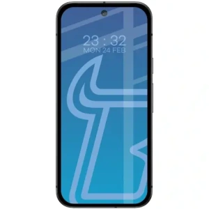 Szkło hartowane Bizon Glass Edge Duo do Google Pixel 10 / 10 Pro / 9 / 9 Pro czarna ramka [2 PACK]