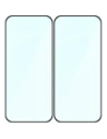 Szkło hartowane Bizon Glass Edge Duo do Google Pixel 10 / 10 Pro / 9 / 9 Pro czarna ramka [2 PACK]