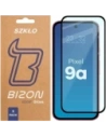 Szkło hartowane Bizon Glass Edge Duo do Google Pixel 9a czarna ramka [2 PACK]