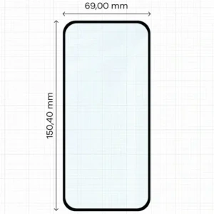 Szkło hartowane Bizon Glass Edge Duo do Google Pixel 9a czarna ramka [2 PACK]