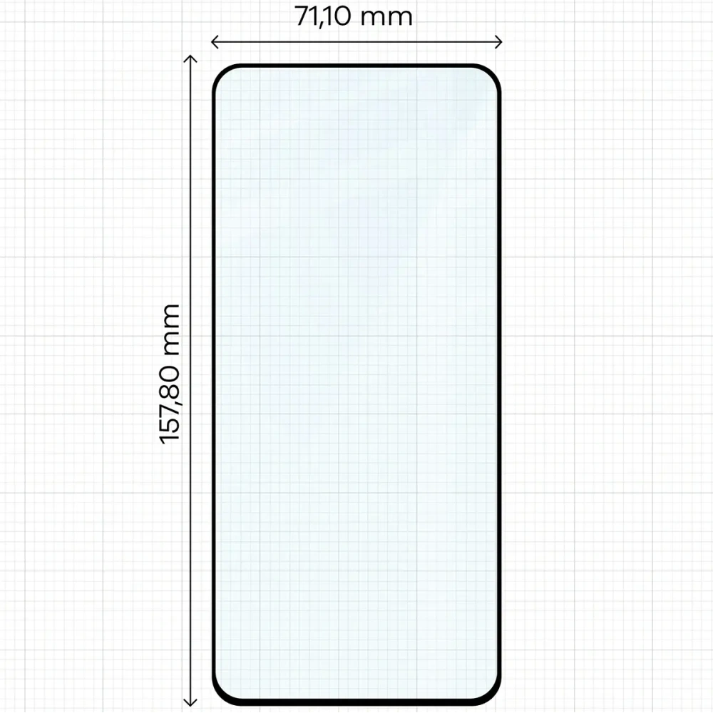 Szkło hartowane Bizon Glass Edge Duo do Realme 12 Plus czarna ramka [2 PACK]