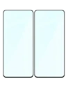 Szkło hartowane Bizon Glass Edge Duo do Realme 12 Plus czarna ramka [2 PACK]