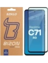Szkło hartowane Bizon Glass Edge Duo do Realme C71 4G czarna ramka [2 PACK]