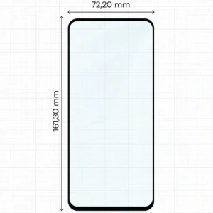 Szkło hartowane Bizon Glass Edge Duo do Realme C71 4G czarna ramka [2 PACK]