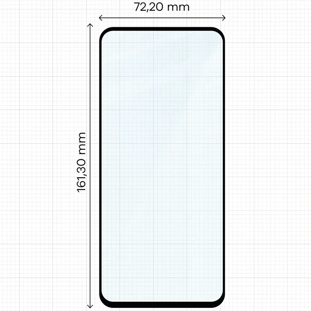 Szkło hartowane Bizon Glass Edge Duo do Realme C71 4G czarna ramka [2 PACK]