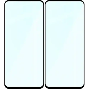 Szkło hartowane Bizon Glass Edge Duo do Realme C71 4G czarna ramka [2 PACK]