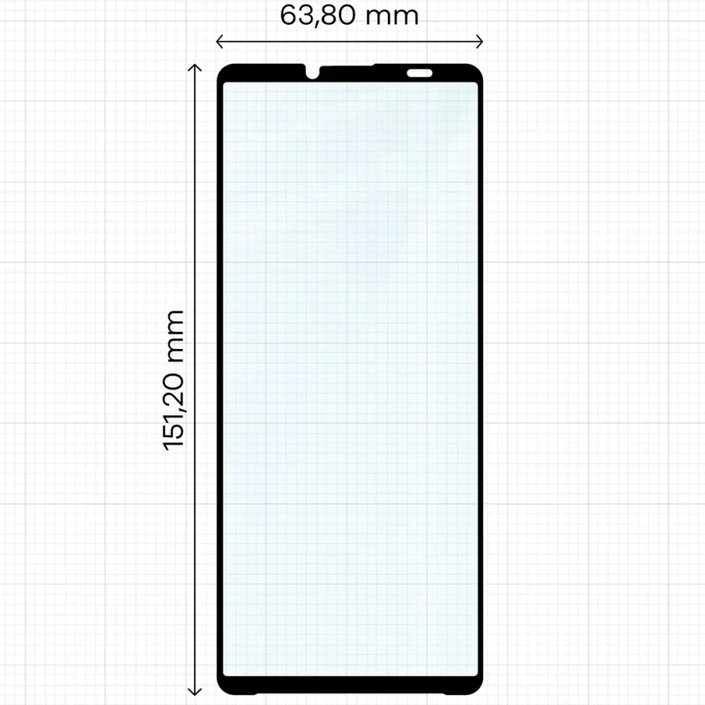 Szkło hartowane Bizon Glass Edge Duo do Sony Xperia 10 VI czarna ramka [2 PACK]