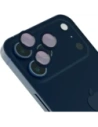 Szkło na aparat z aplikatorem Bizon Glass Snap Lens do Apple iPhone 17 Pro / 17 Pro Max granatowa ramka