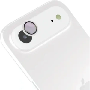 Szkło na aparat z aplikatorem Bizon Glass Snap Lens do Apple iPhone Air biała ramka