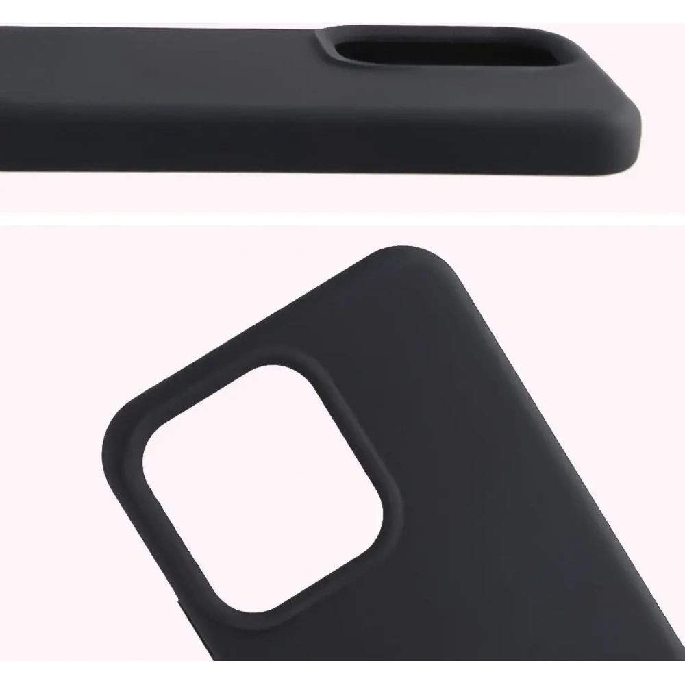 Silikonowe etui Bizon Soft Case do Oppo Reno 14 czarne