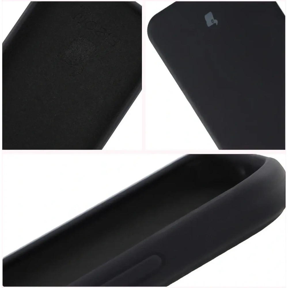 Silikonowe etui Bizon Soft Case do Oppo Reno 14 czarne