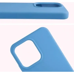 Silikonowe etui Bizon Soft Case do Oppo Reno 14 niebieskie
