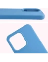 Silikonowe etui Bizon Soft Case do Oppo Reno 14 niebieskie