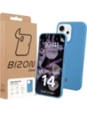 Silikonowe etui Bizon Soft Case do Oppo Reno 14 niebieskie