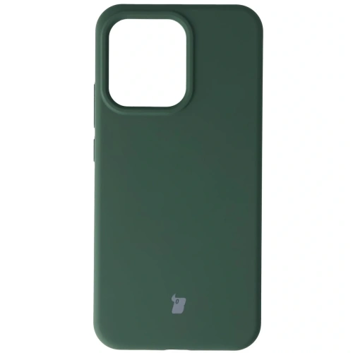 Silikonowe etui Bizon Soft Case do Oppo Reno 14 ciemnozielone