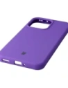 Silikonowe etui Bizon Soft Case do Oppo Reno 14 fioletowe