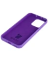 Silikonowe etui Bizon Soft Case do Oppo Reno 14 fioletowe