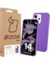 Silikonowe etui Bizon Soft Case do Oppo Reno 14 fioletowe