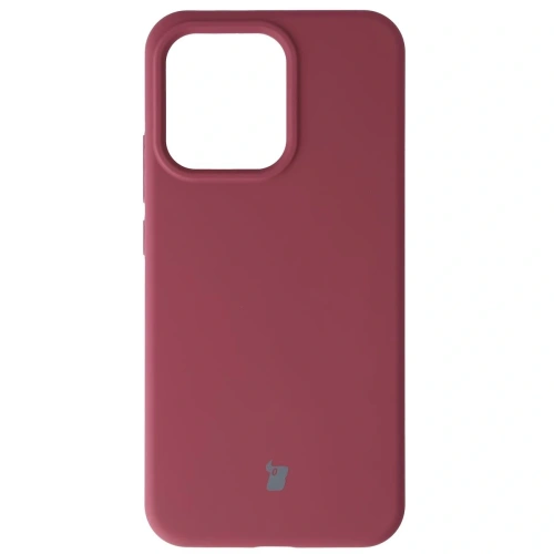 Silikonowe etui Bizon Soft Case do Oppo Reno 14 ciemnofioletowe