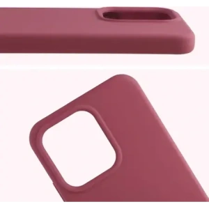 Silikonowe etui Bizon Soft Case do Oppo Reno 14 ciemnofioletowe
