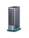 Ładowarka Joyroom JR-TCM02 GaN 65W stacja ładująca 4xUSB-C 2xUSB-A wtyczka UK szara