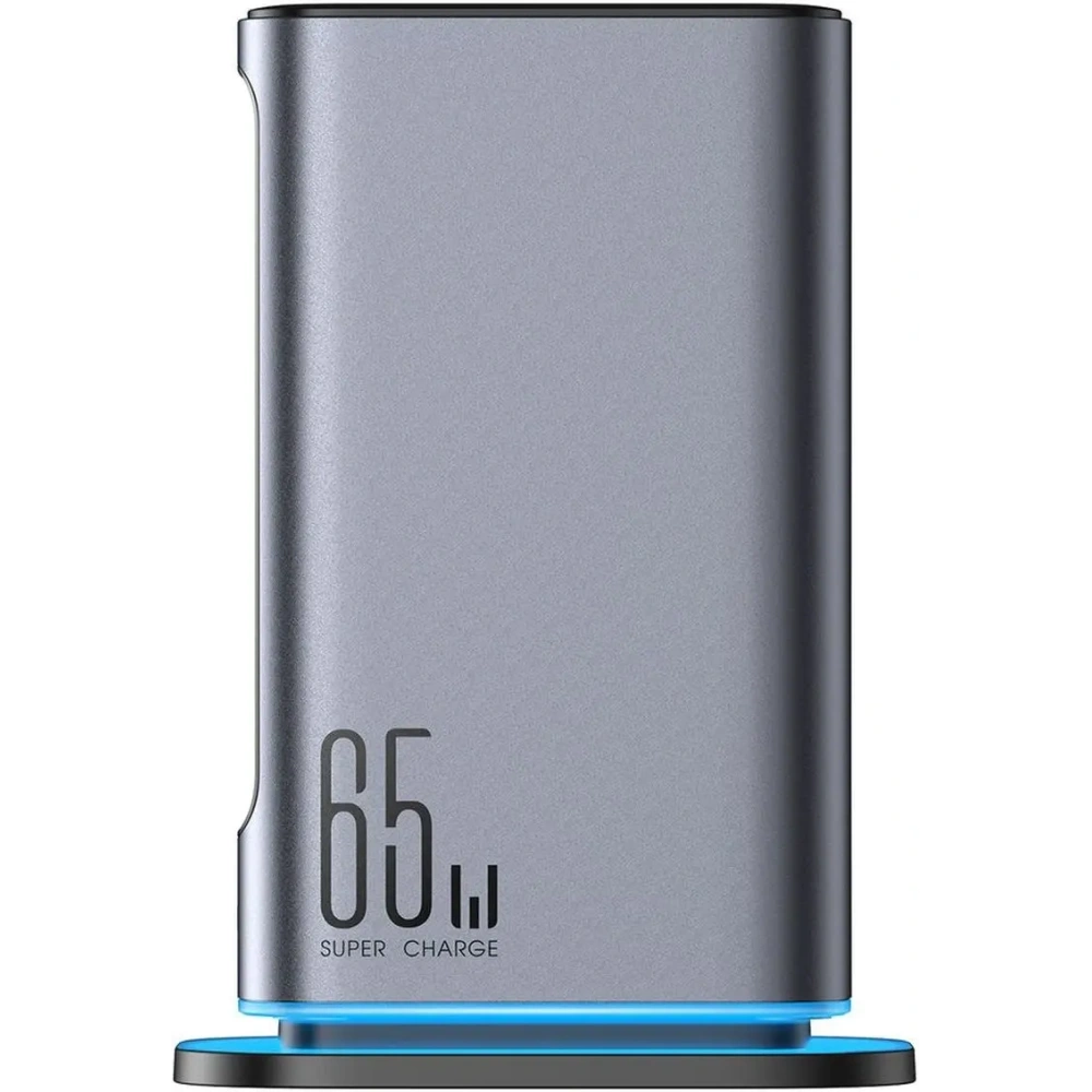 Ładowarka Joyroom JR-TCM02 GaN 65W stacja ładująca 4xUSB-C 2xUSB-A wtyczka UK szara