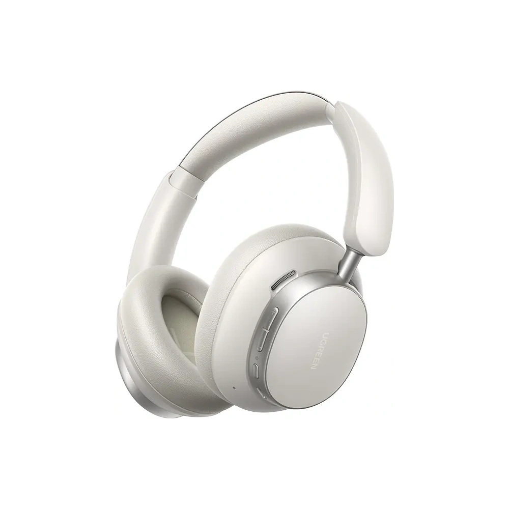 Słuchawki bezprzewodowe UGREEN HP206 Studio Pro Hybrid ANC (białe)