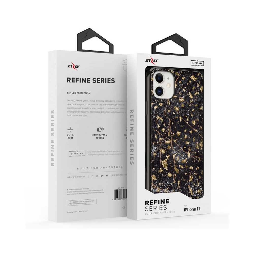 Etui Zizo Refine Apple iPhone 11 (Black Marble)