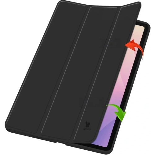 Etui z klapką Bizon Case Tab Lizard do Samsung Samsung Galaxy Tab S11 czarne Etui z klapką Bizon Case Tab Lizard do Samsung Samsung Galaxy Tab S11 czarne