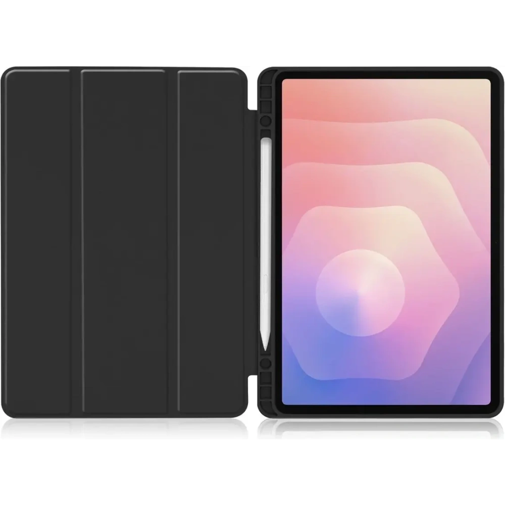 Etui z klapką Bizon Case Tab Lizard do Samsung Samsung Galaxy Tab S11 czarne