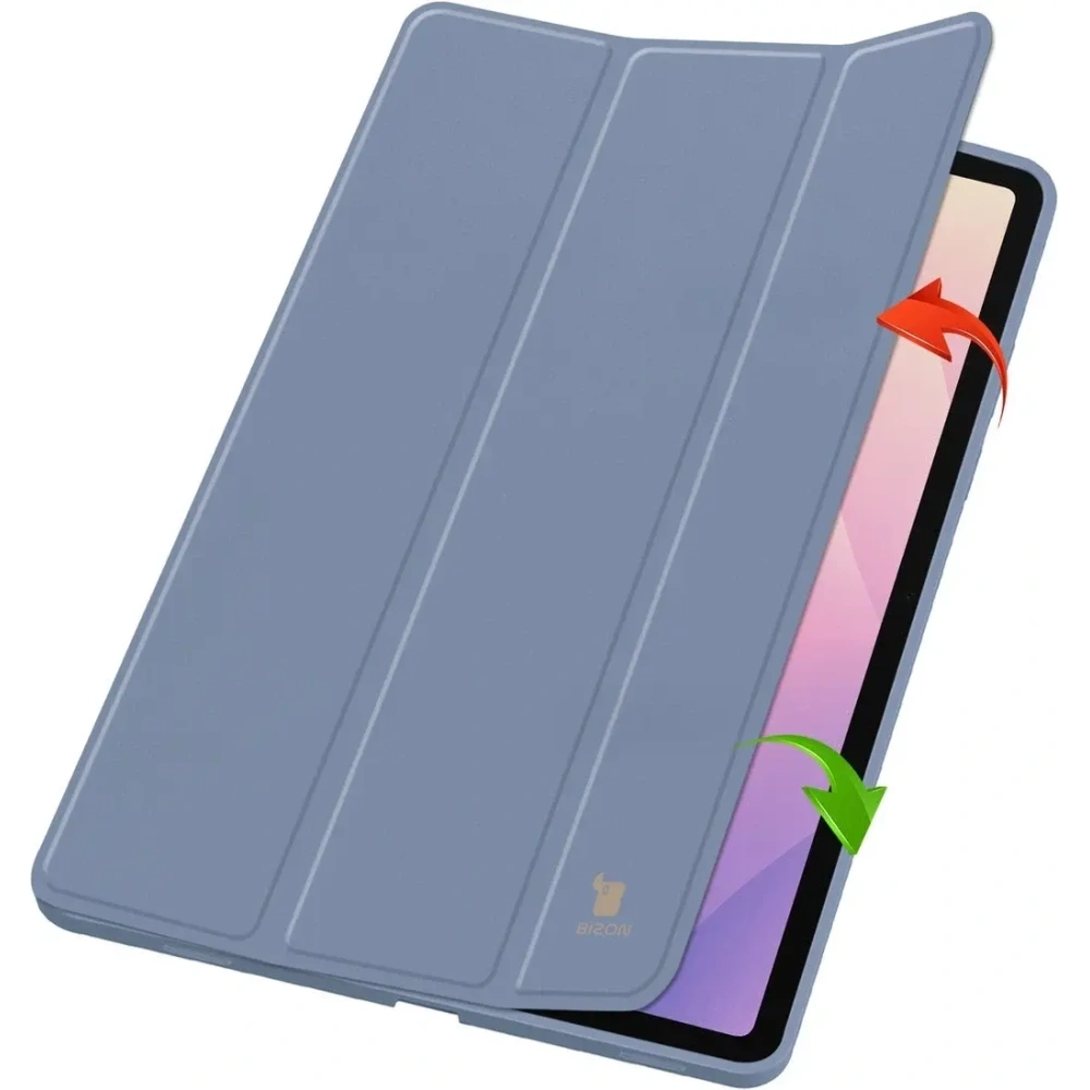 Etui z klapką Bizon Case Tab Lizard do Samsung Samsung Galaxy Tab S11 lawendowe
