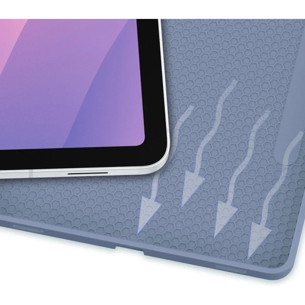 Etui z klapką Bizon Case Tab Lizard do Samsung Samsung Galaxy Tab S11 lawendowe