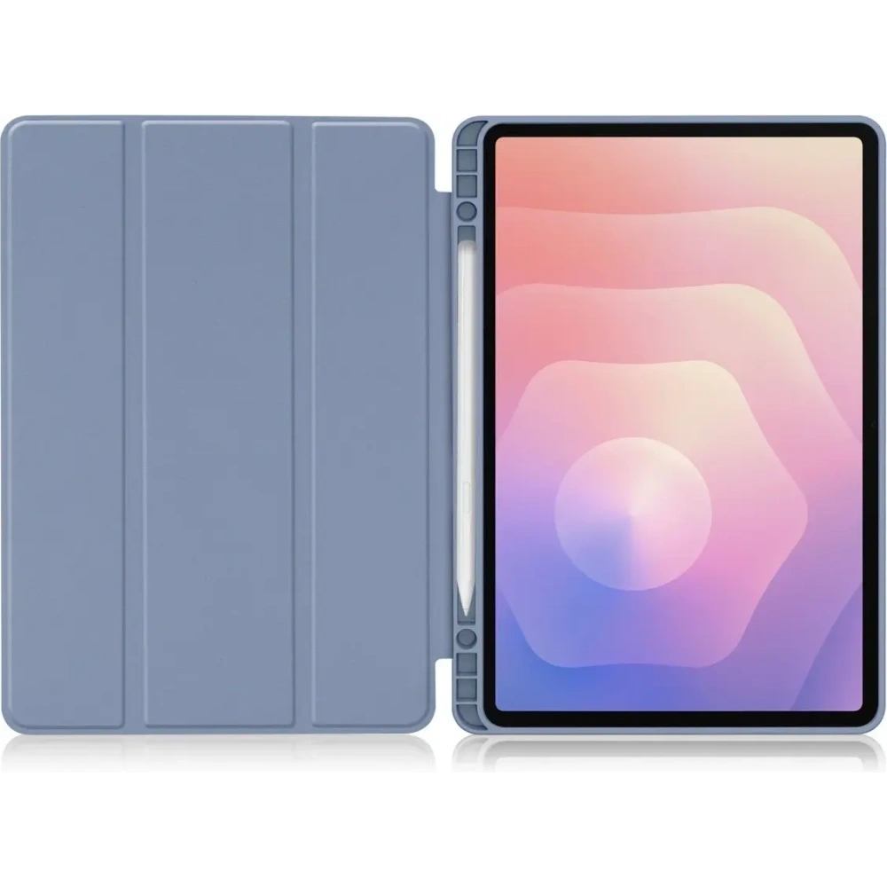 Etui z klapką Bizon Case Tab Lizard do Samsung Samsung Galaxy Tab S11 lawendowe