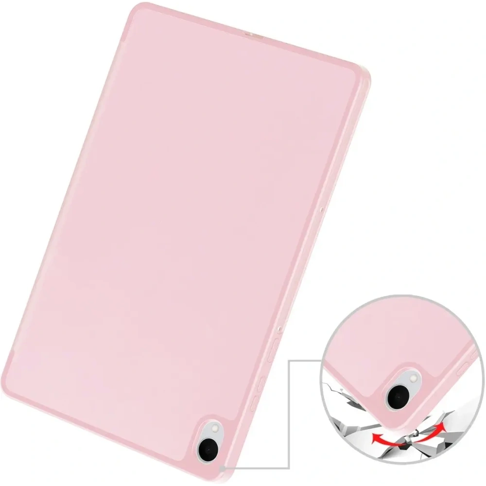 Etui z klapką Bizon Case Tab Lizard do Samsung Samsung Galaxy Tab S11 różowe