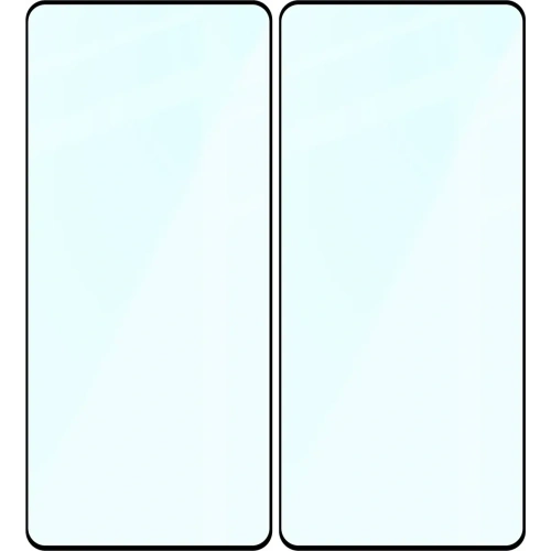 Szkło hartowane Bizon Glass Edge Duo do Xiaomi POCO F5 czarna ramka [2 PACK]