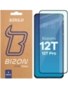 Szkło hartowane Bizon Glass Edge Duo do Xiaomi 12T / 12T Pro czarna ramka [2 PACK]