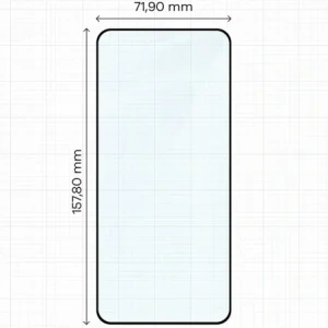 Szkło hartowane Bizon Glass Edge Duo do Xiaomi 12T / 12T Pro czarna ramka [2 PACK]