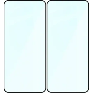 Szkło hartowane Bizon Glass Edge Duo do Xiaomi 12T / 12T Pro czarna ramka [2 PACK]