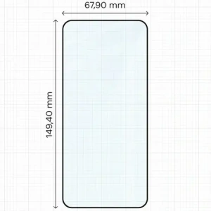 Szkło hartowane Bizon Glass Edge Duo do Xiaomi 13 czarna ramka [2 PACK]