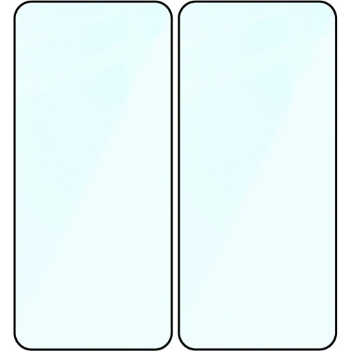 Szkło hartowane Bizon Glass Edge Duo do Xiaomi 13 czarna ramka [2 PACK]