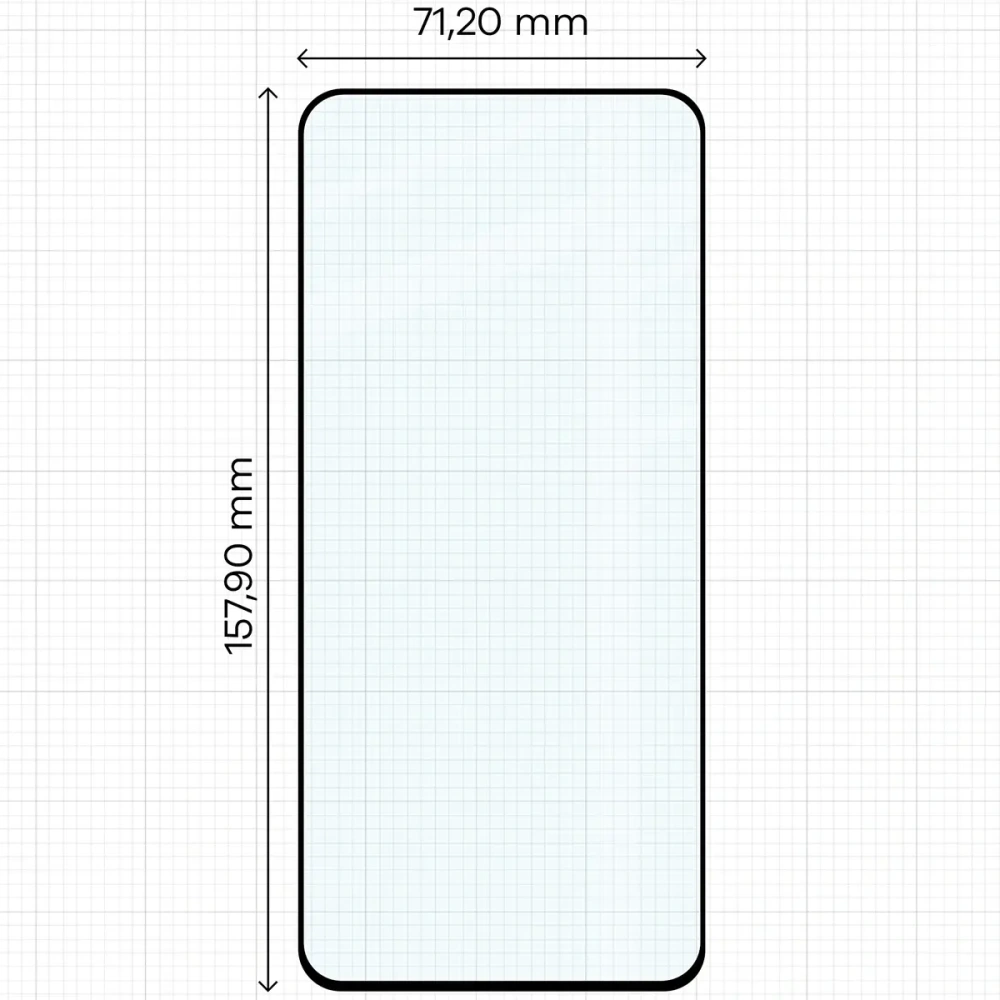 Szkło hartowane Bizon Glass Edge Duo do Xiaomi 13T Pro / 13T czarna ramka [2 PACK]