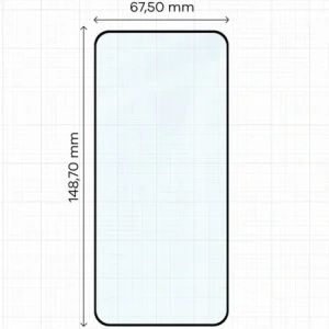 Szkło hartowane Bizon Glass Edge Duo do Xiaomi 15 czarna ramka [2 PACK]