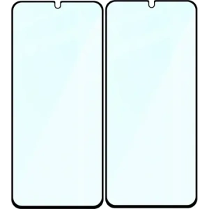 Szkło hartowane Bizon Glass Edge Duo do Xiaomi Redmi 14C 4G / POCO C75 czarna ramka [2 PACK]