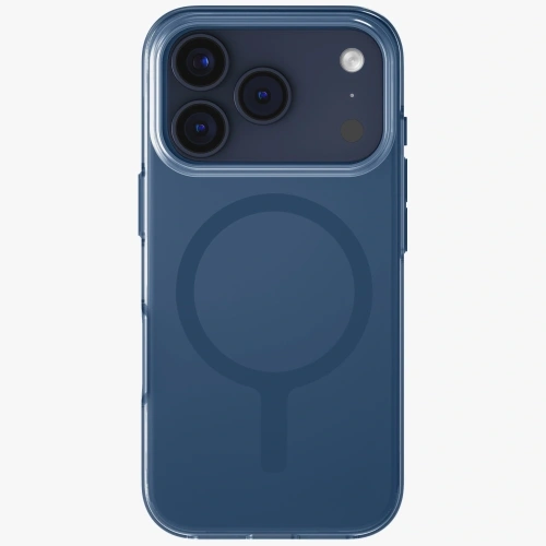 Etui UNIQ Clario do Apple iPhone 17 Pro Magclick Charging niebieski