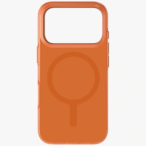 Etui UNIQ Clario do Apple iPhone 17 Pro Magclick Charging pomarańczowy