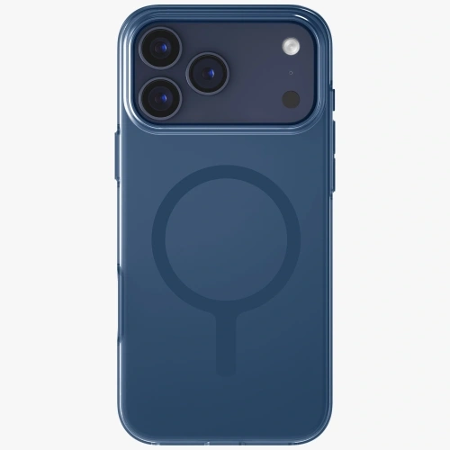 Etui UNIQ Clario do Apple iPhone 17 Pro Max Magclick Charging niebieski