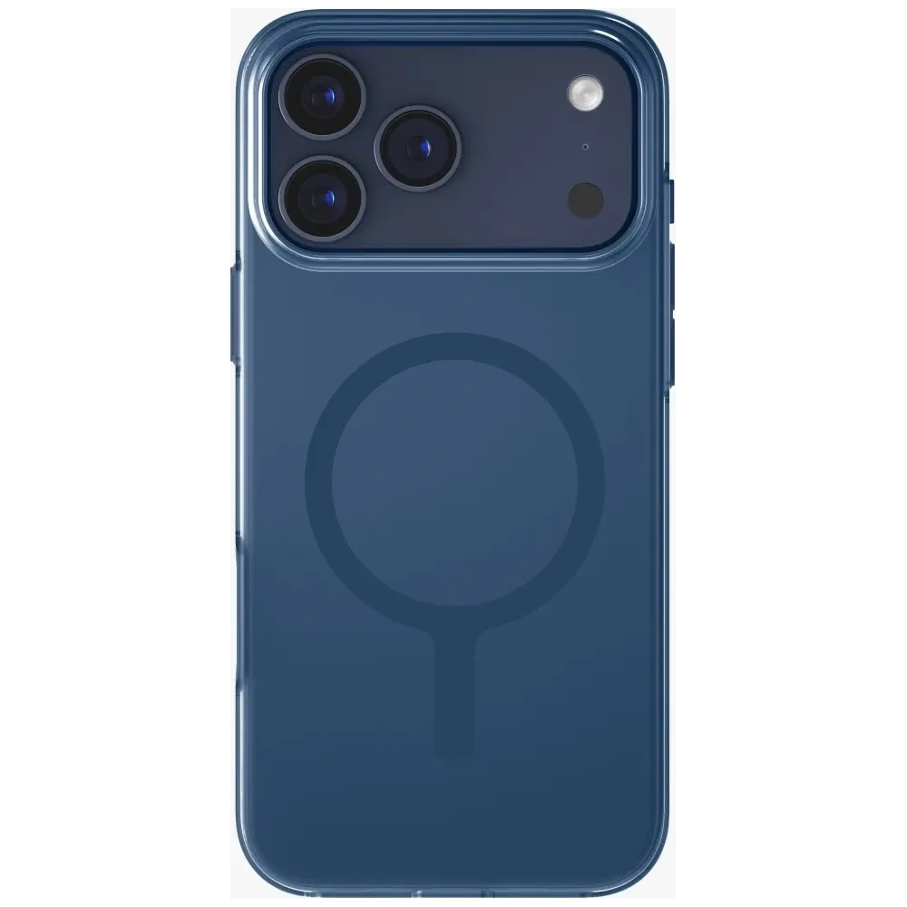 Etui UNIQ Clario do Apple iPhone 17 Pro Max Magclick Charging niebieski